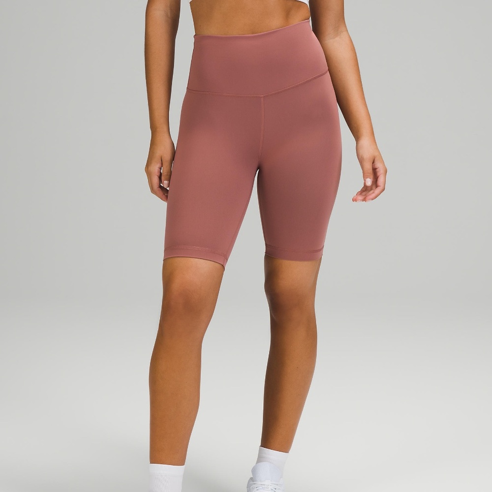 lululemon athletica High-Rise Bike Shorts in spiced chai